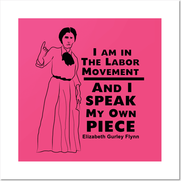 Elizabeth Gurley Flynn Wall Art by Voices of Labor